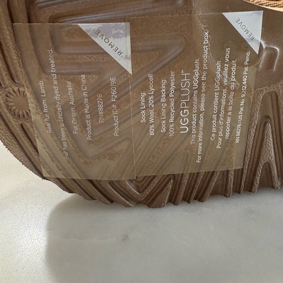 UGG Tan Toddler Bailey Bow II Polka Dots Boots Size 6 - Picture 3 of 4